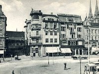 Splavnica - Trg bana Jelačića, prije izgradnje Dolca, oko 1911. godine